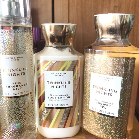 NEW BBW Twinkling Nights 3-pc